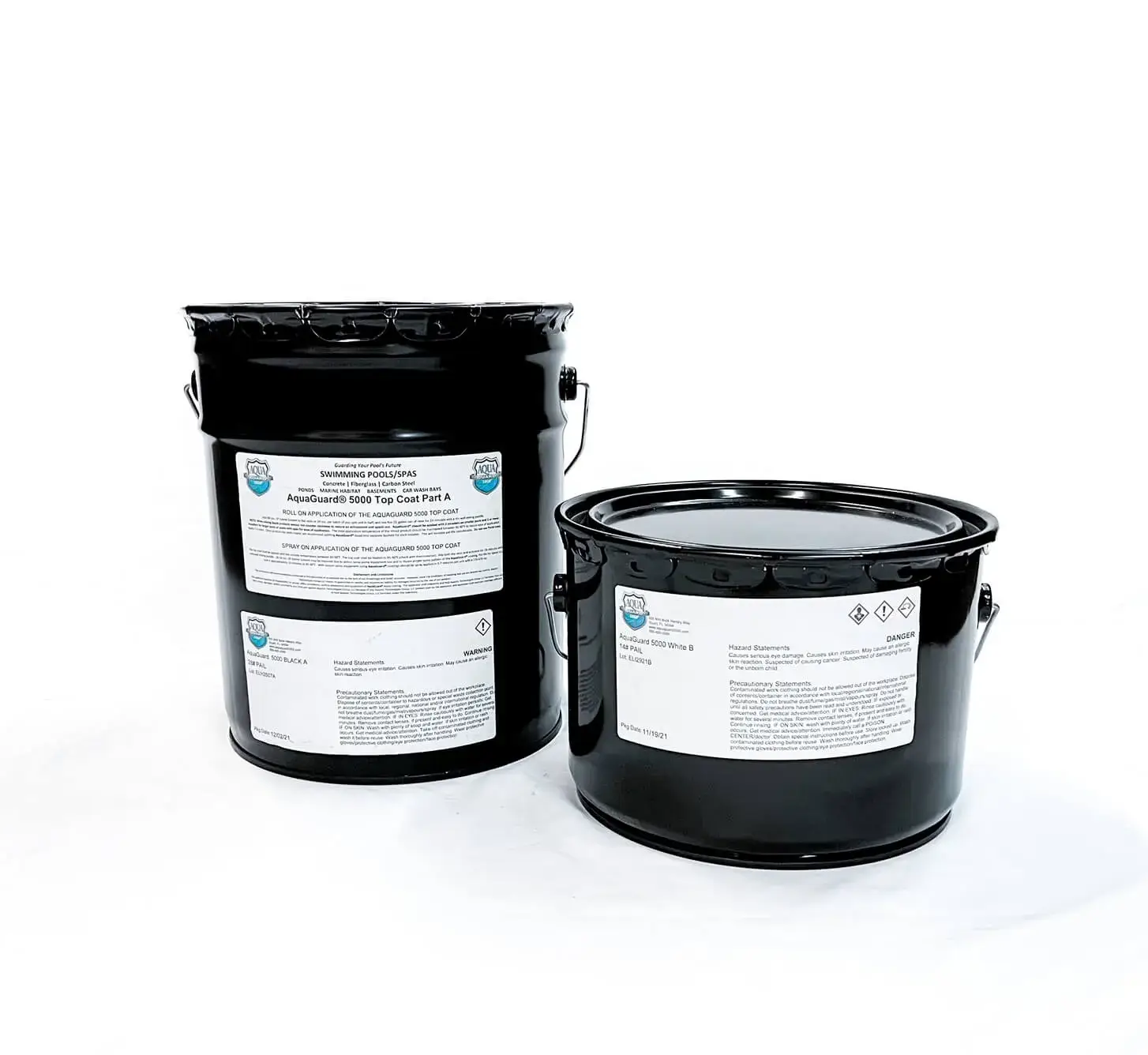 Black Crystal Sapphire Basecoat High Solids Clearcoat Gallon Auto Paint Kit