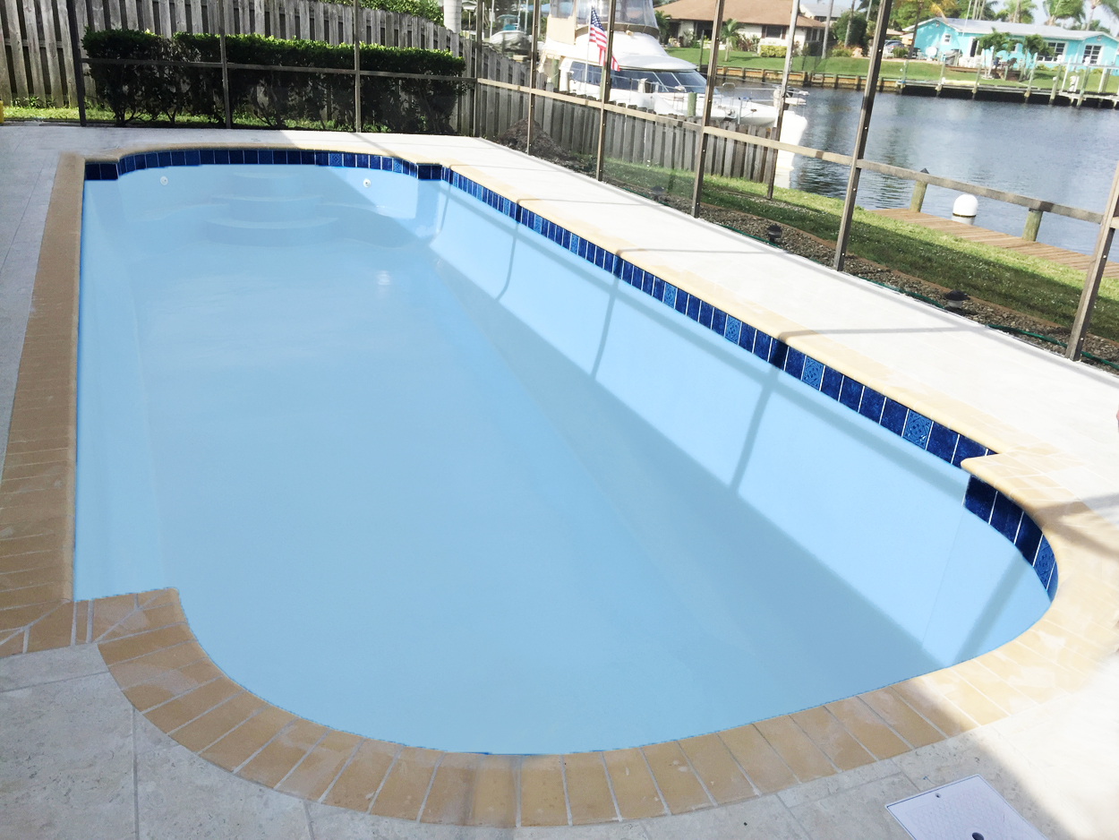 blue paint for swimming pool