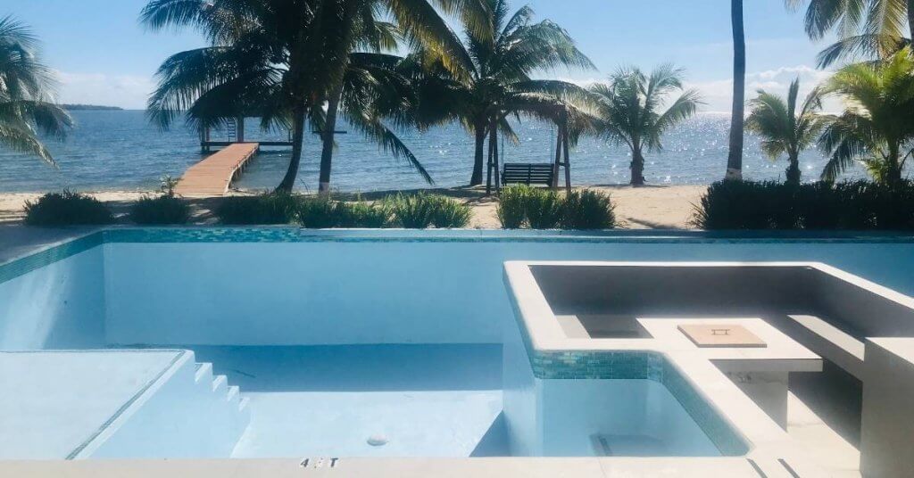 Primer & Epoxy Coating Top Coat | Pool Project in Belize